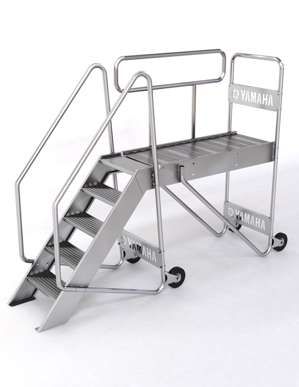 6 Step Aluminum Side Boarding System
